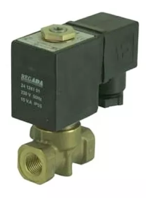 3-way solenoid valves direct acting - normally closed/normally open